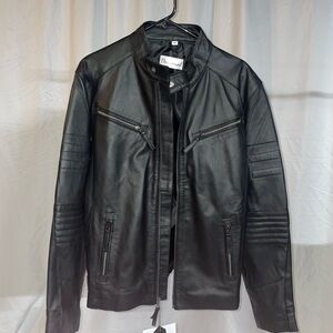 Black Leather Jacket for Men